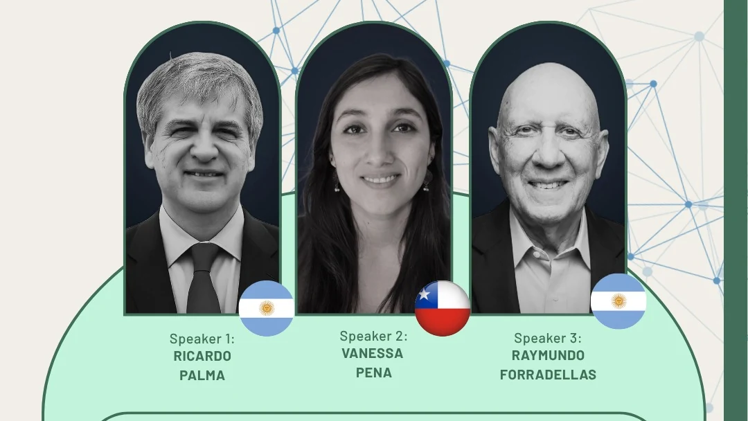 Ricardo Palma, Vanessa Peña y Raymundo Forradellas, expositores de LogiRed Los Andes